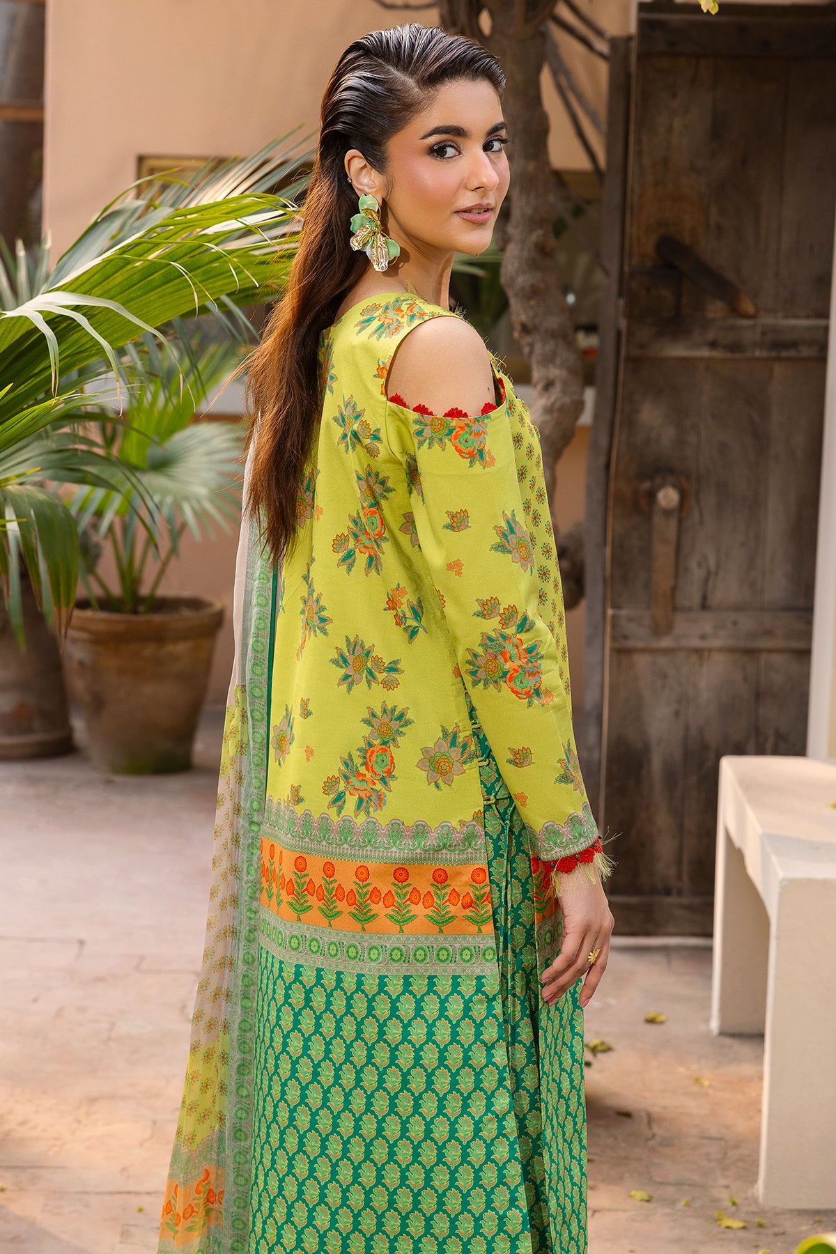 3-PC Unstitched Printed Lawn CP6-08