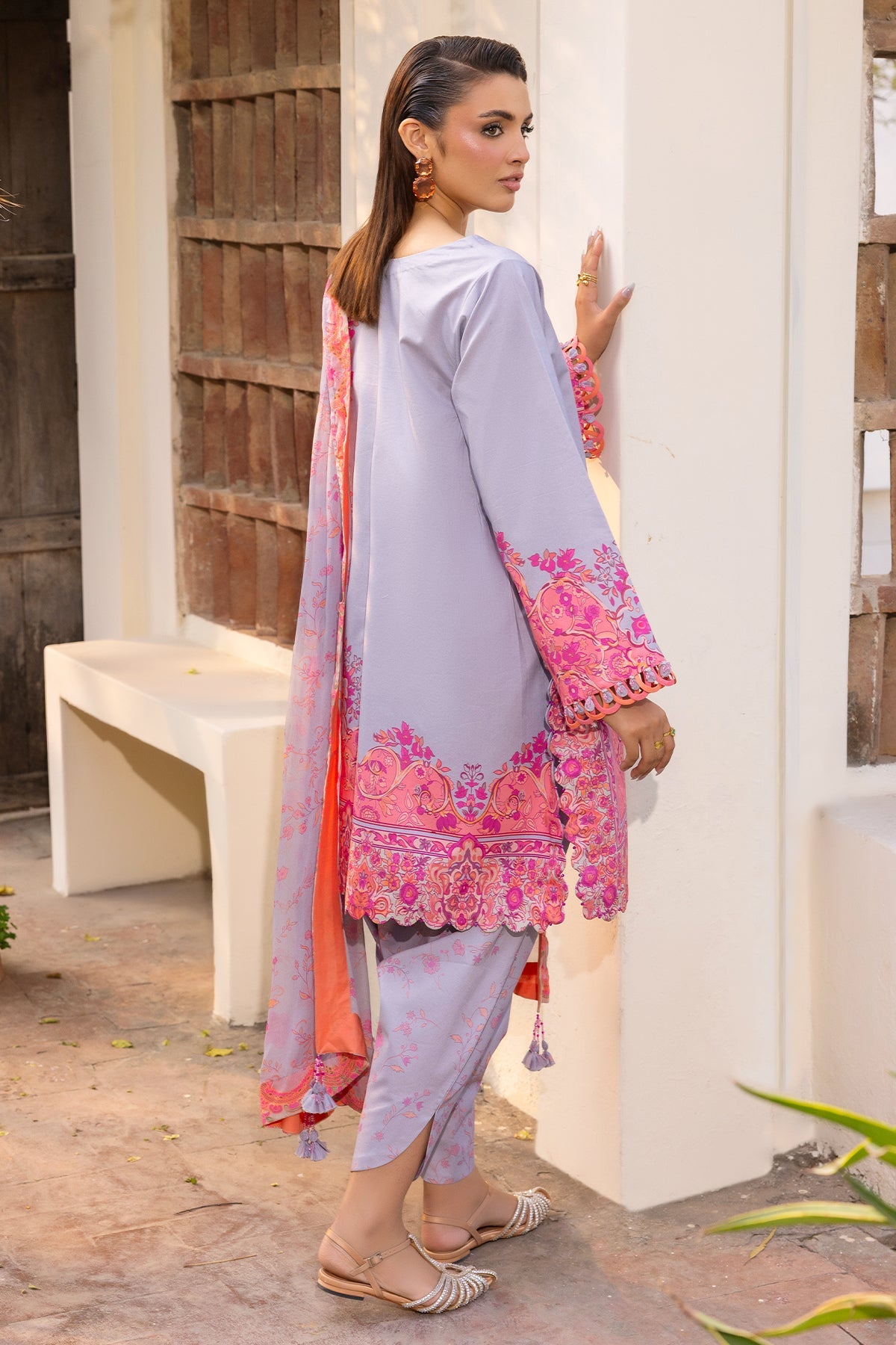3-PC Unstitched Printed Lawn CP6-06