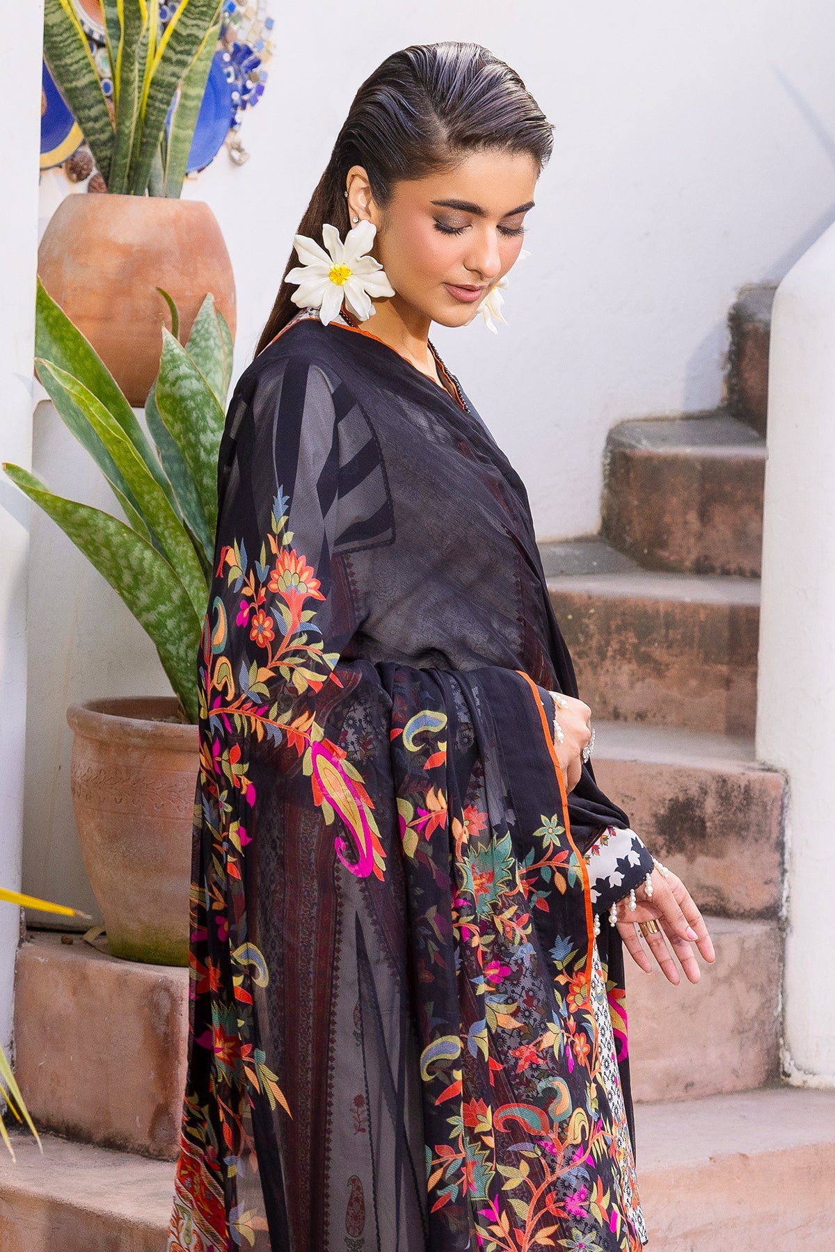 3-PC Unstitched Printed Lawn CP6-07
