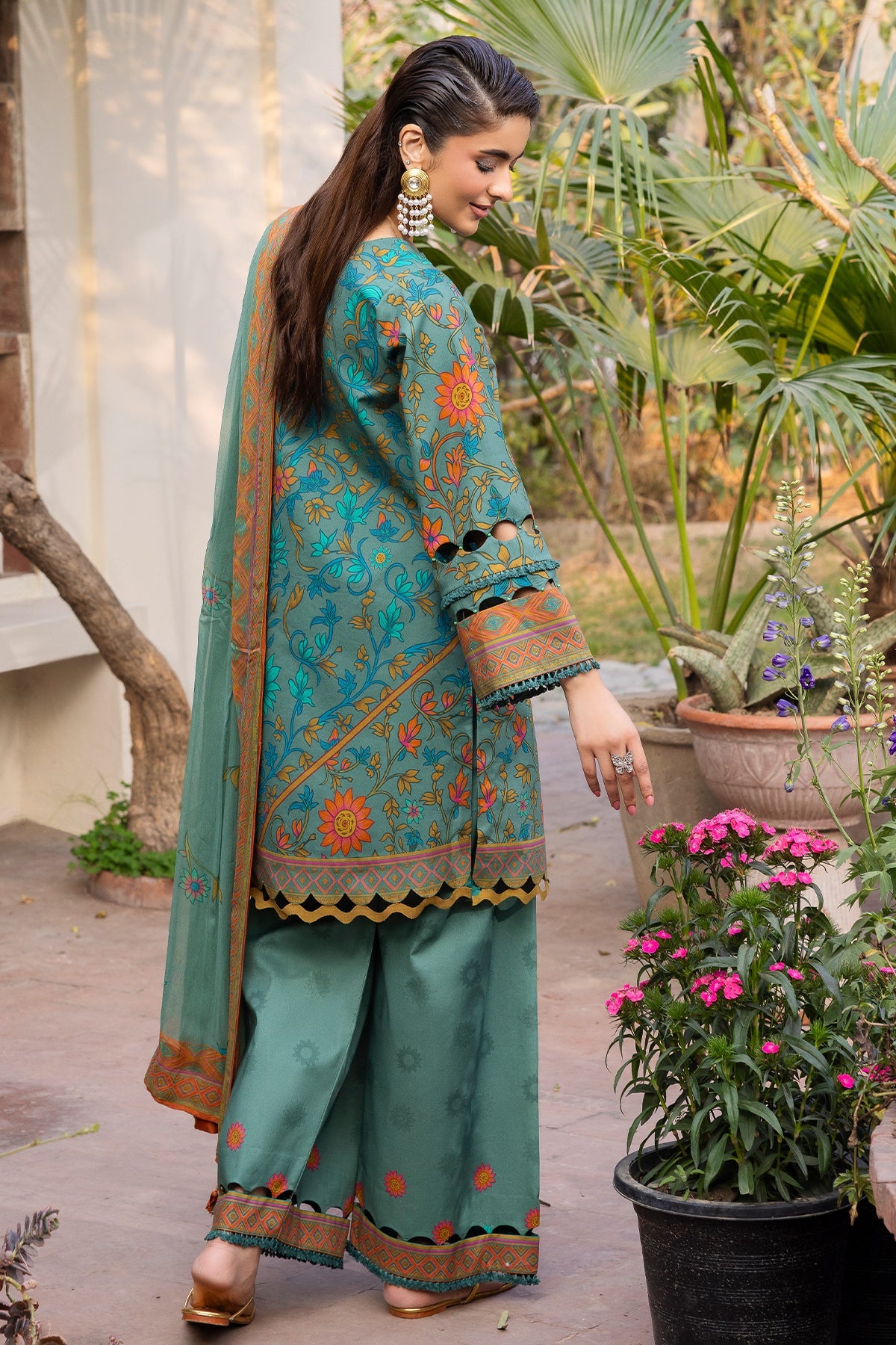 3-PC Unstitched Printed Lawn CP6-03