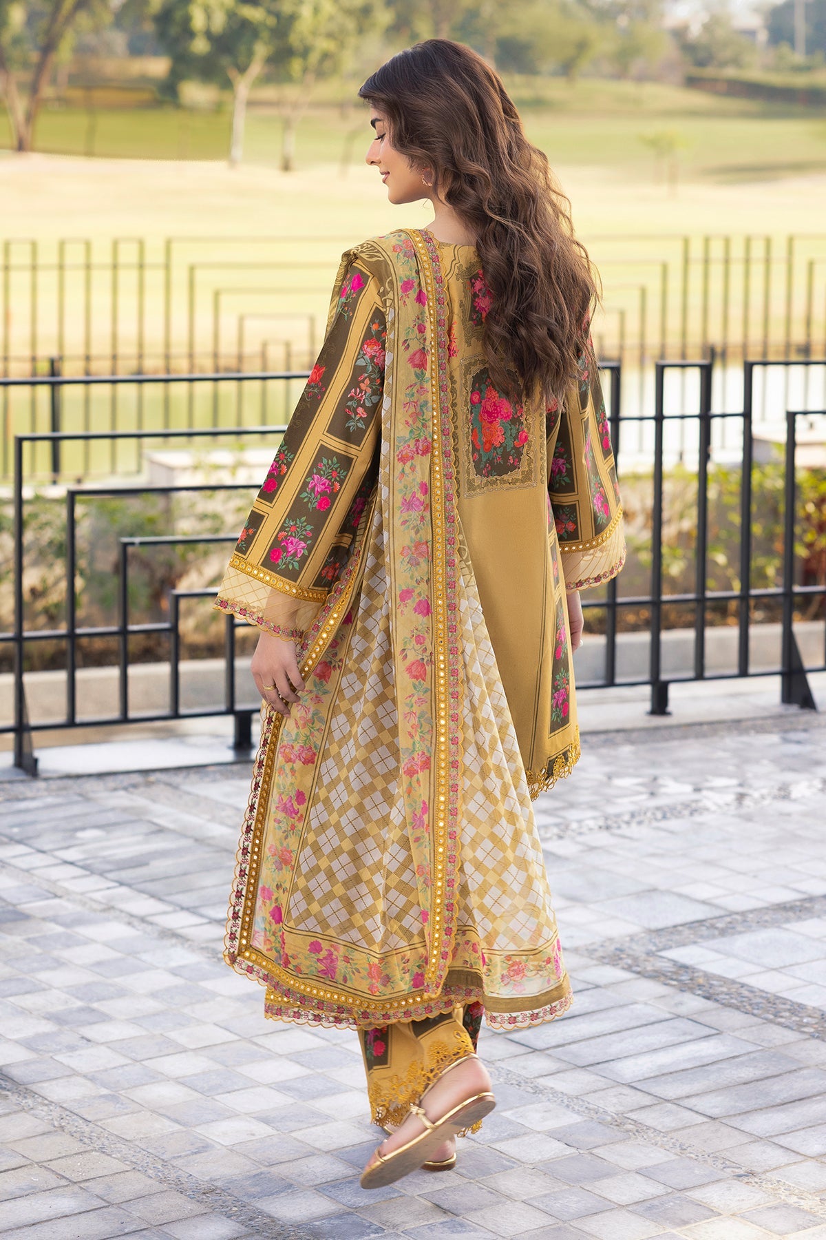 3-PC Unstitched Embroidered Lawn Collection  AN6-03