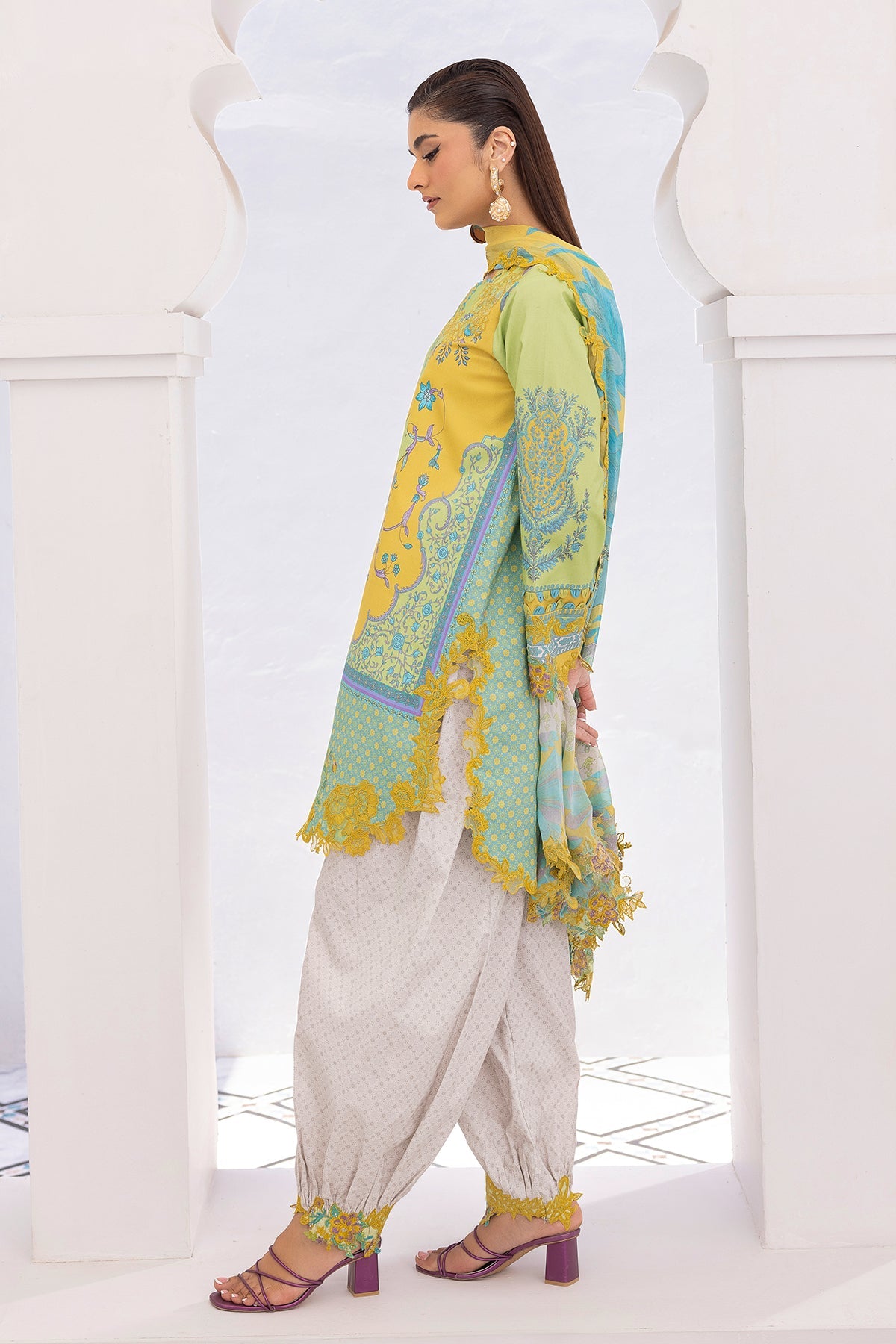 3-PC Unstitched Embroidered Lawn Collection CRB6-26