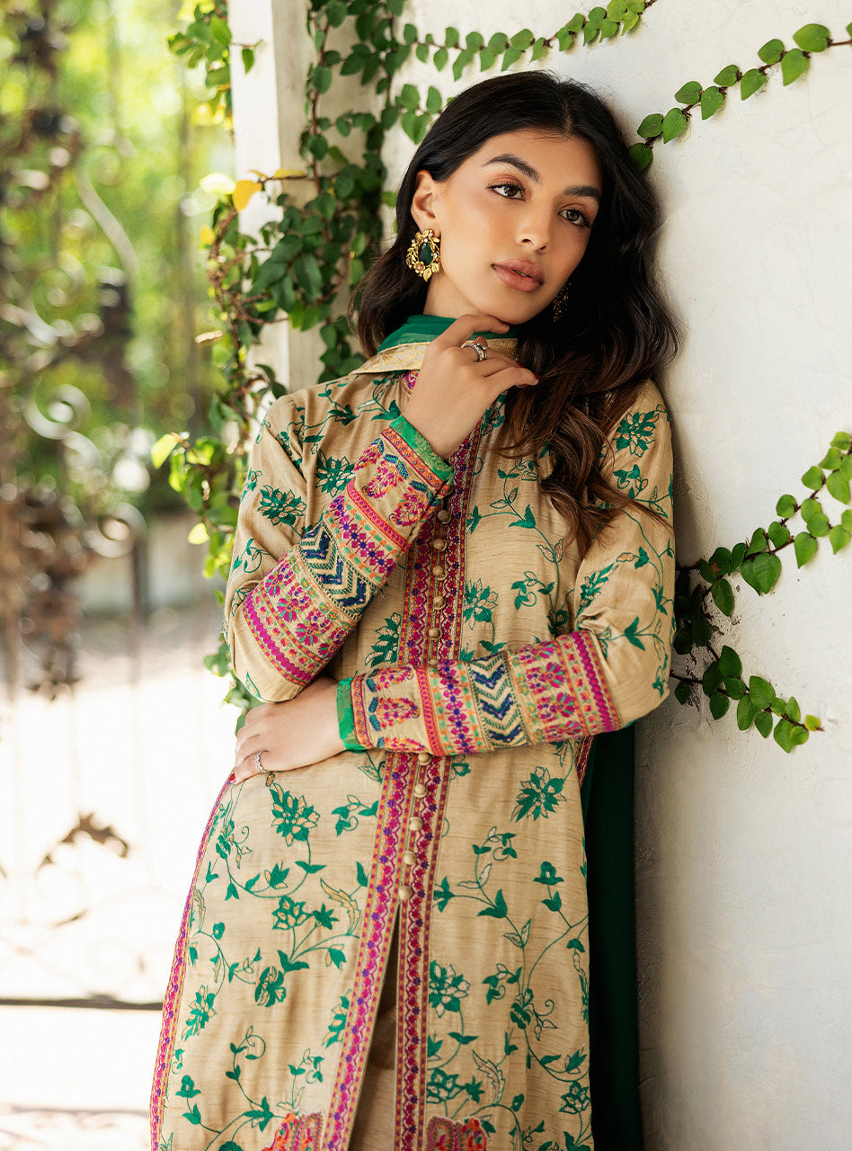 Jade Paradise Kashmiri Embroidery