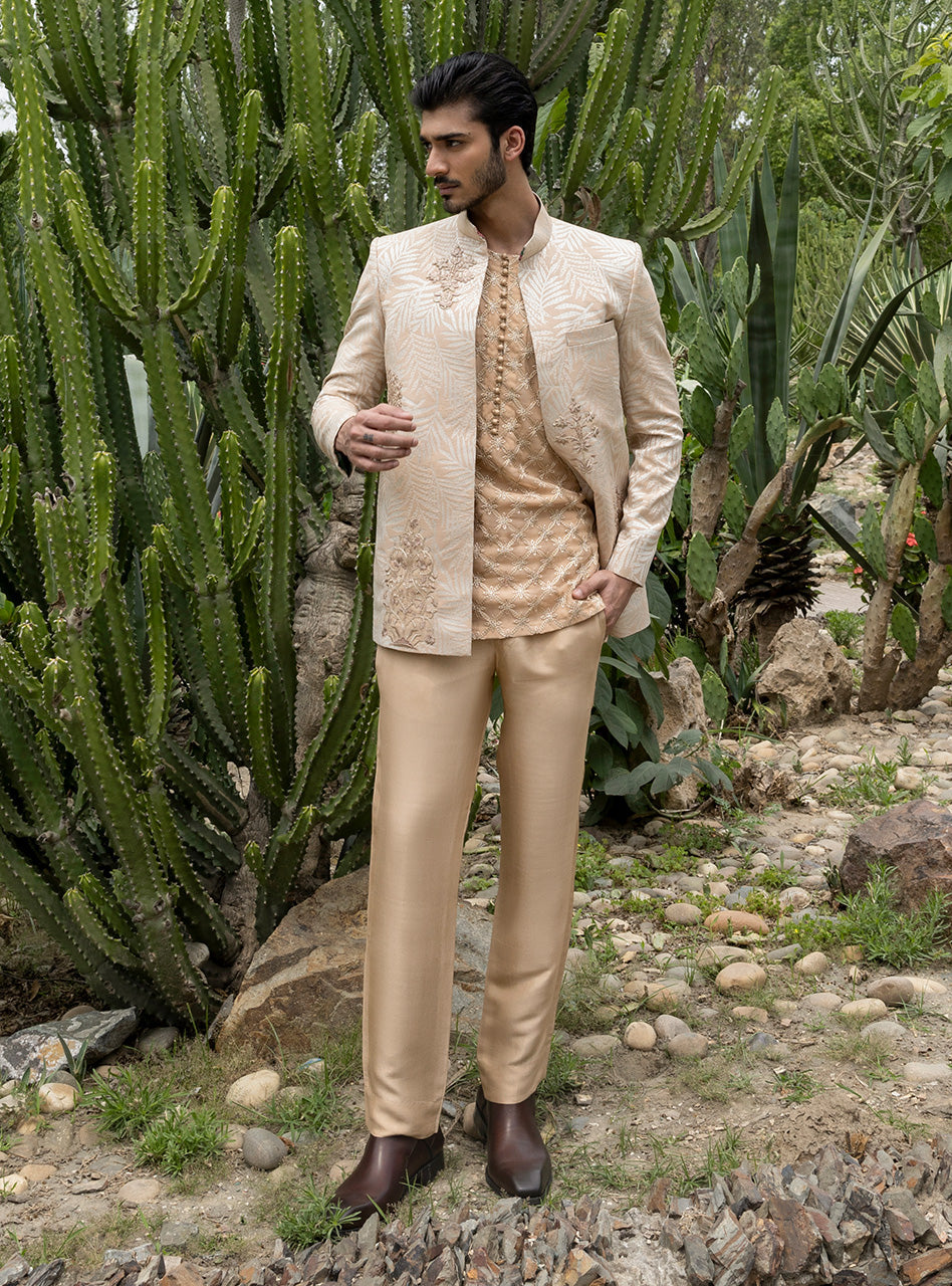 Luminous Gold Prince Suit
