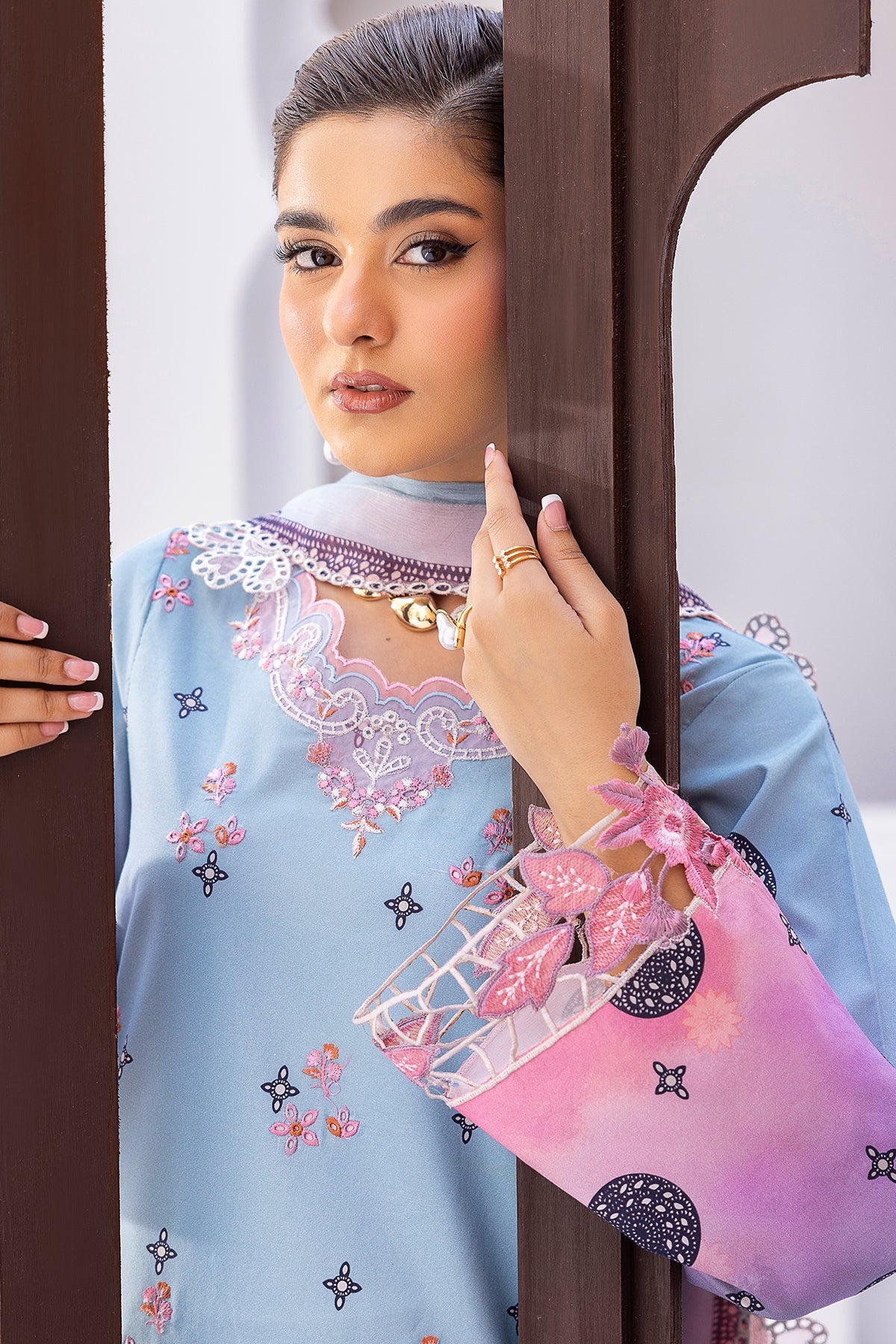 3-PC Unstitched Embroidered Lawn Collection CRB6-23