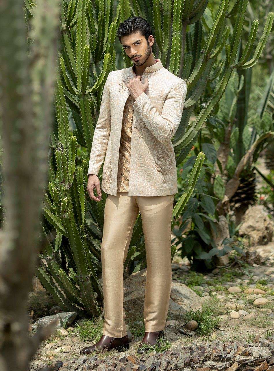 Luminous Gold Prince Suit