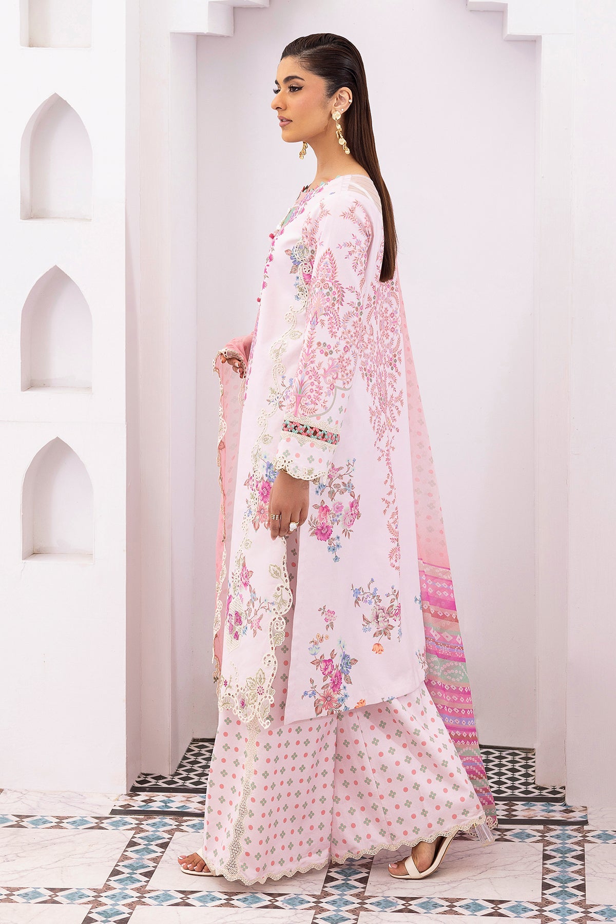 3-PC Unstitched Embroidered Lawn Collection CRB6-24
