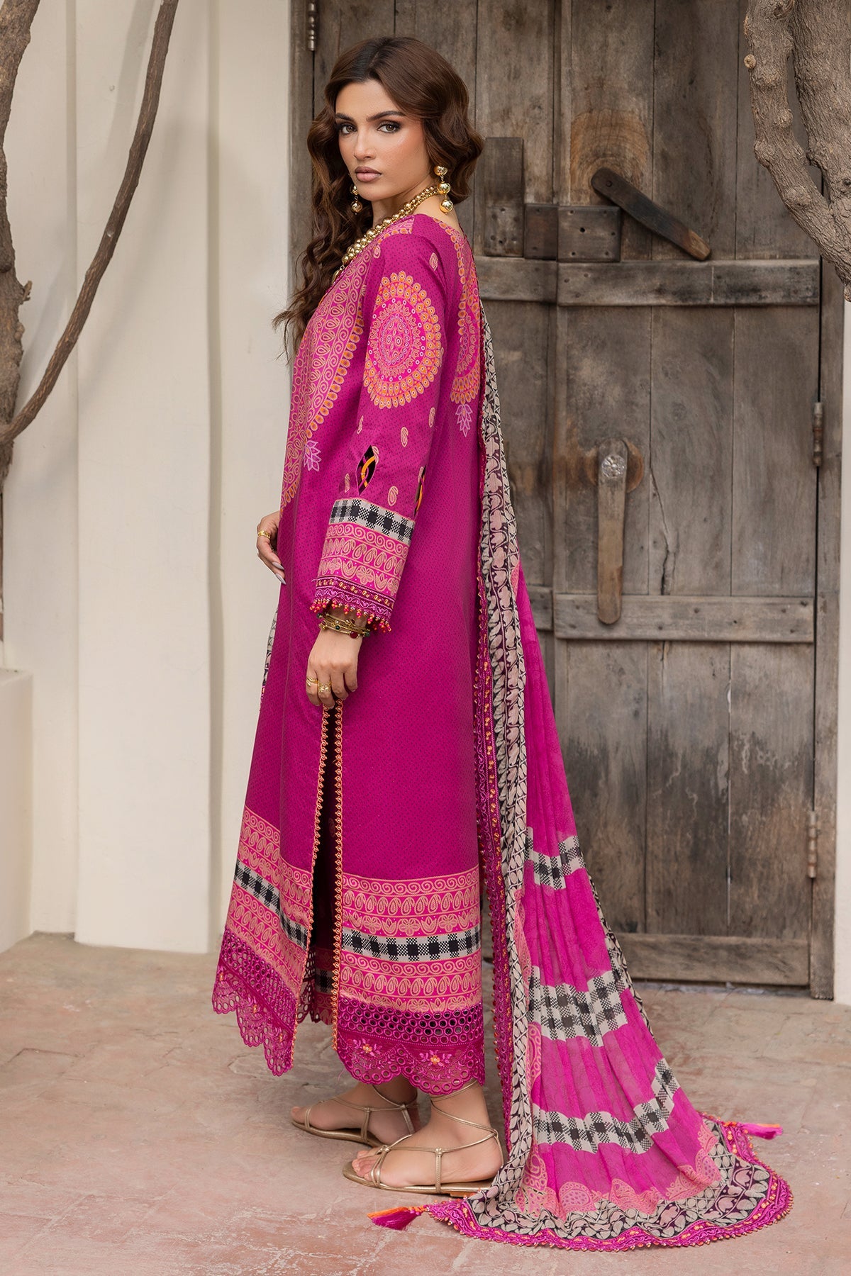 3-PC Unstitched Lawn Collection CAD6-01