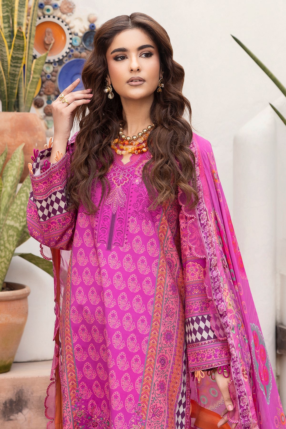 3-PC Unstitched Lawn Collection CAD6-09