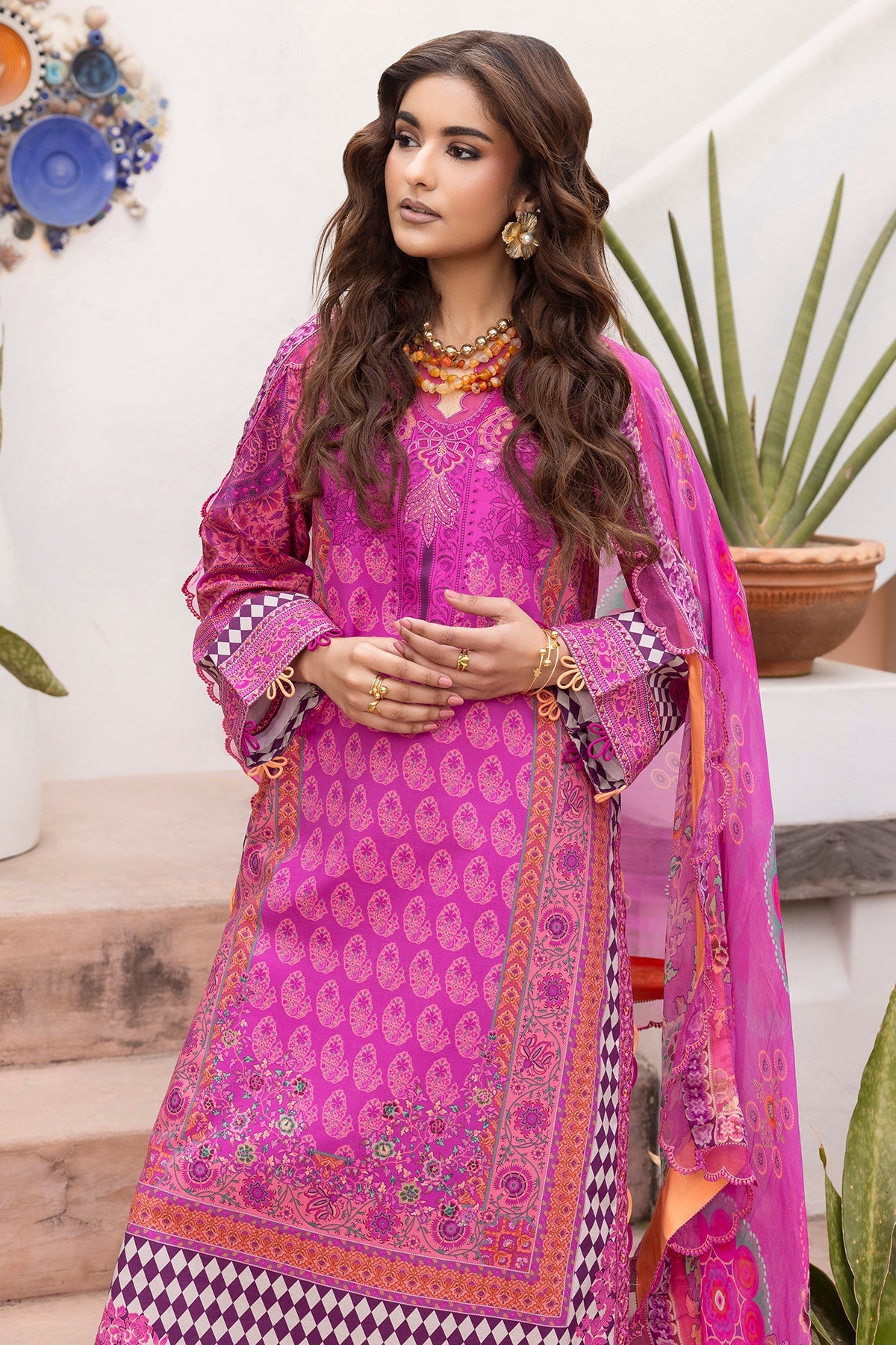 3-PC Unstitched Lawn Collection CAD6-09