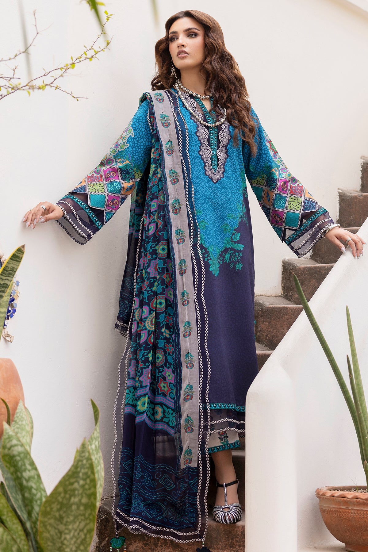 3-PC Unstitched Lawn Collection CAD6-03