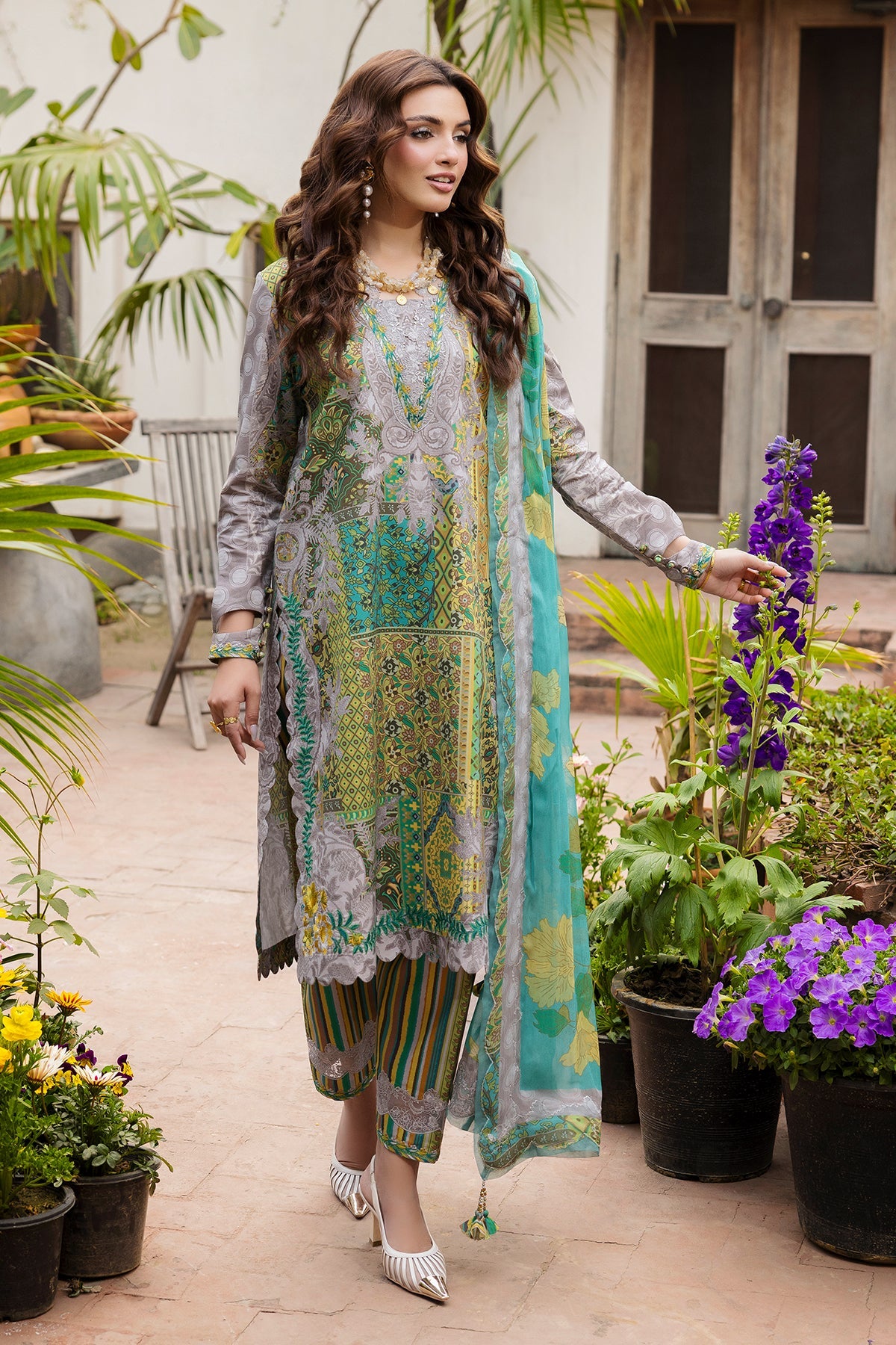 3-PC Unstitched Lawn Collection CAD6-06