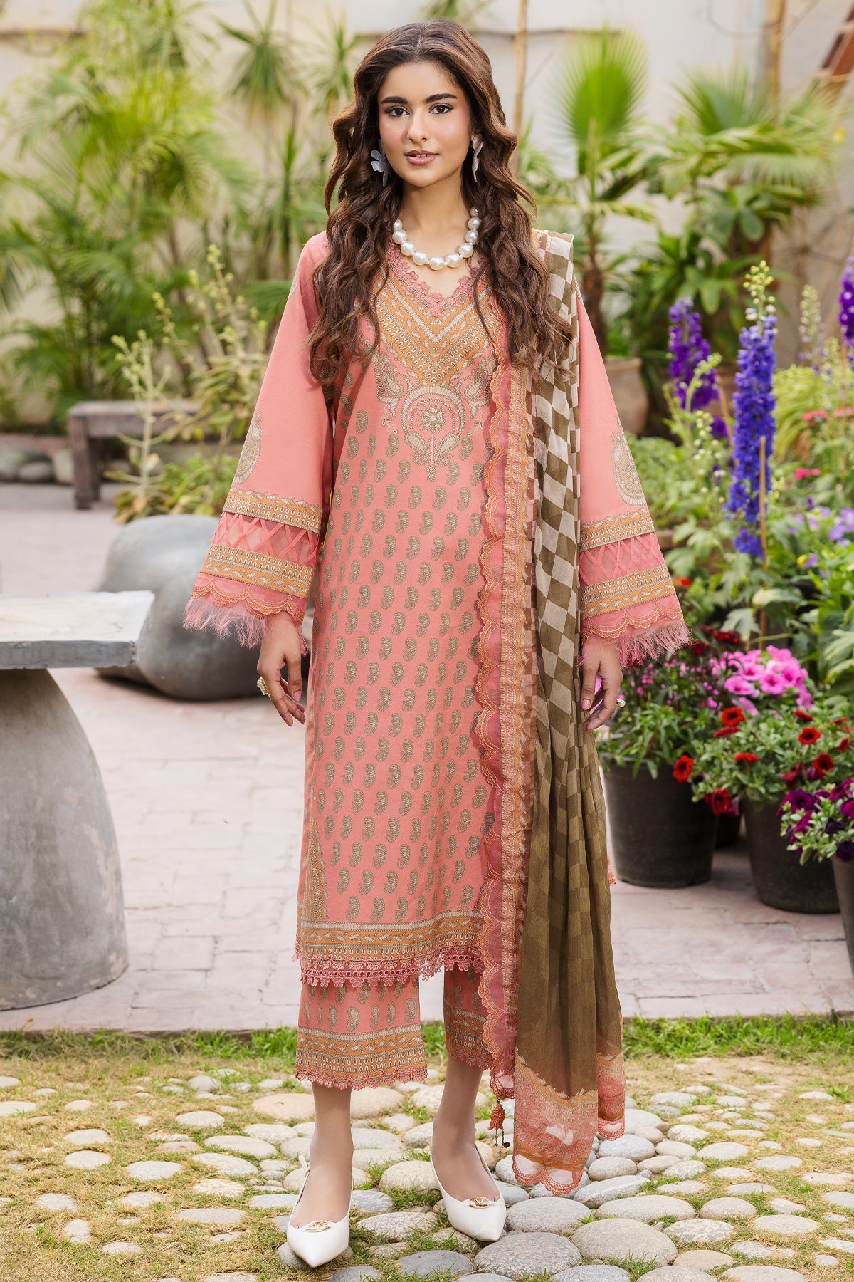 3-PC Unstitched Lawn Collection CAD6-07