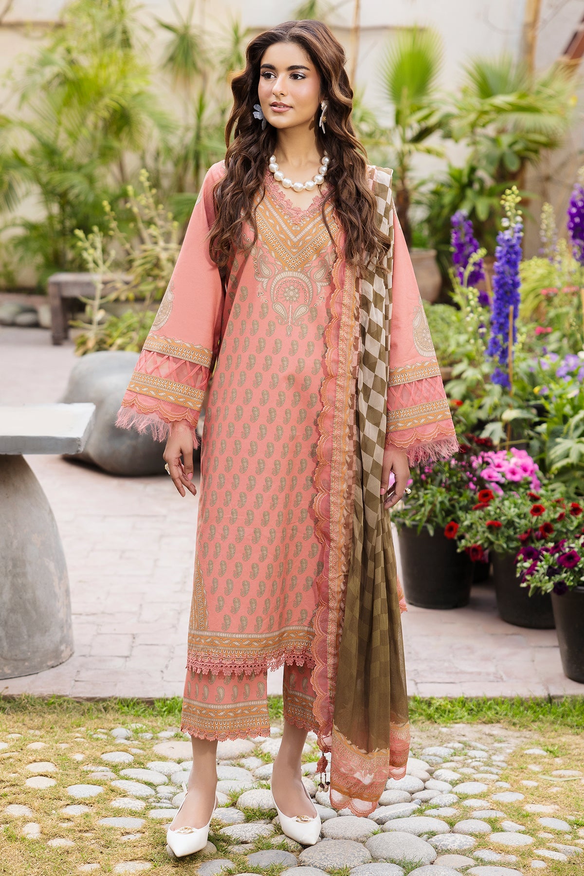3-PC Unstitched Lawn Collection CAD6-07