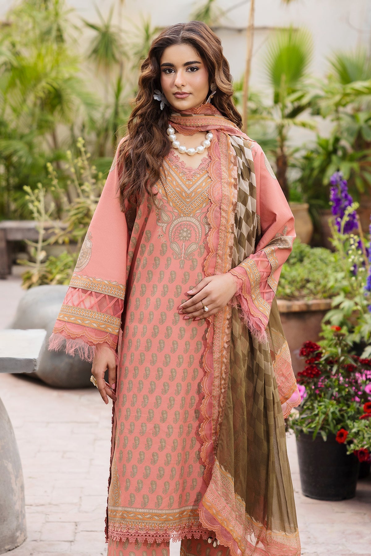 3-PC Unstitched Lawn Collection CAD6-07