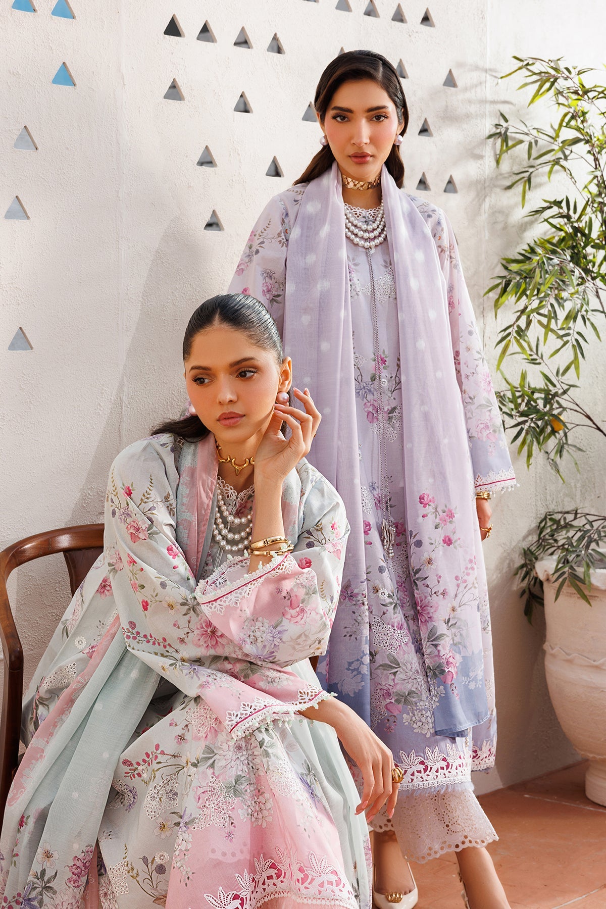 EMBROIDERED LAWN SF-4395