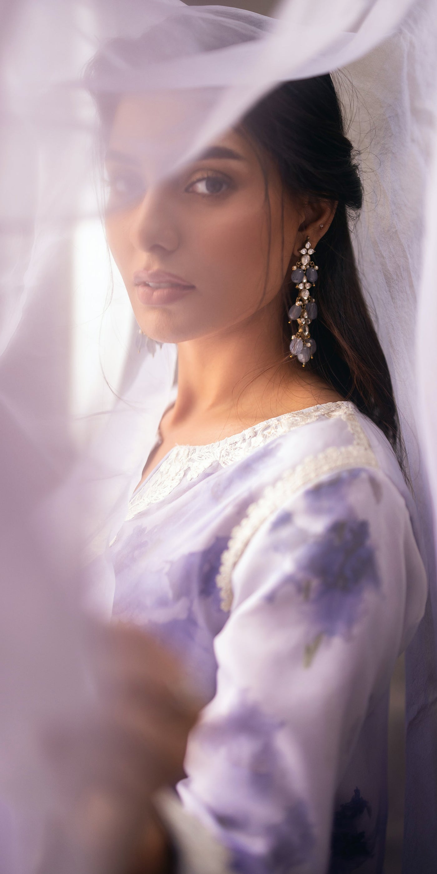 GOLD PLATED KUNDAN EARRINGS