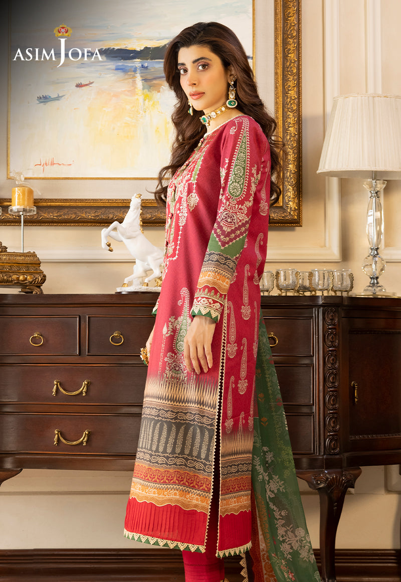 AJS-26 EMBROIDERED LAWN 3 PCS