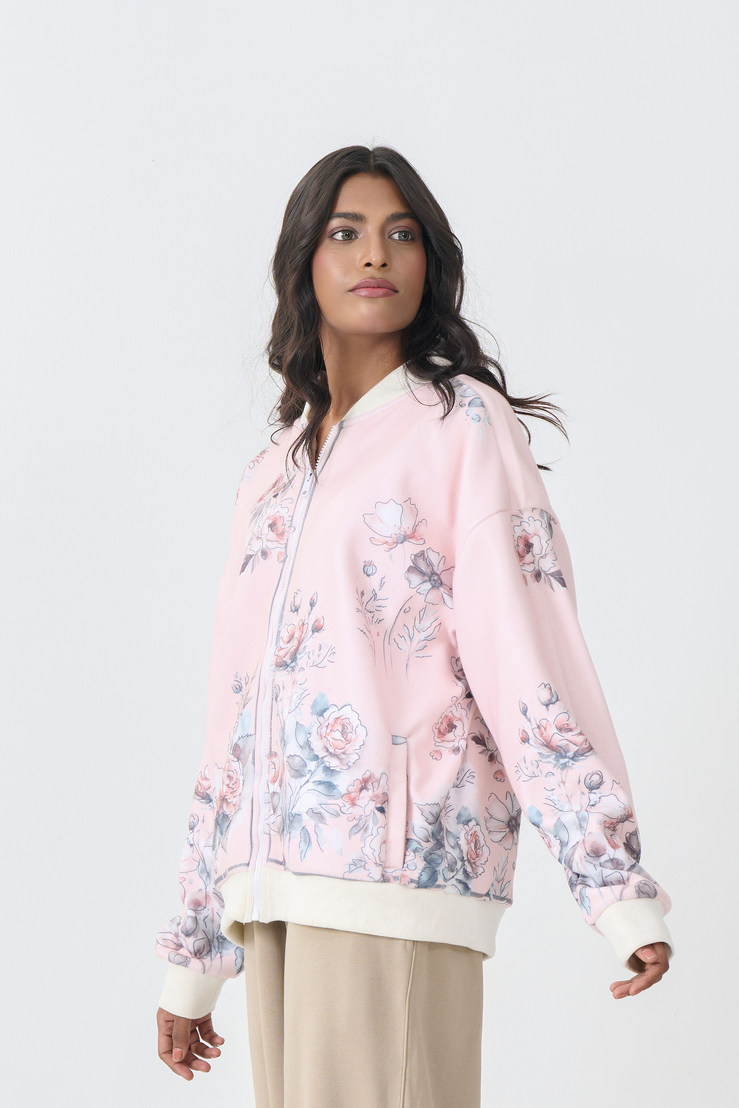Bomber Jacket (Soft Pink)
