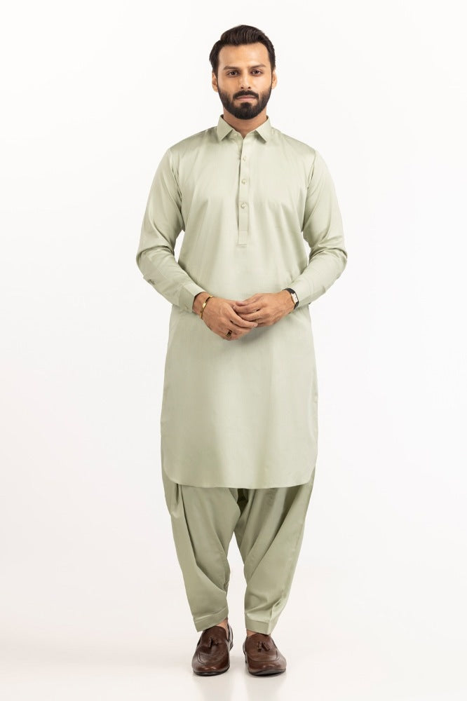 Gul Capri Latha Unstitched Fabric Cotton-Lf