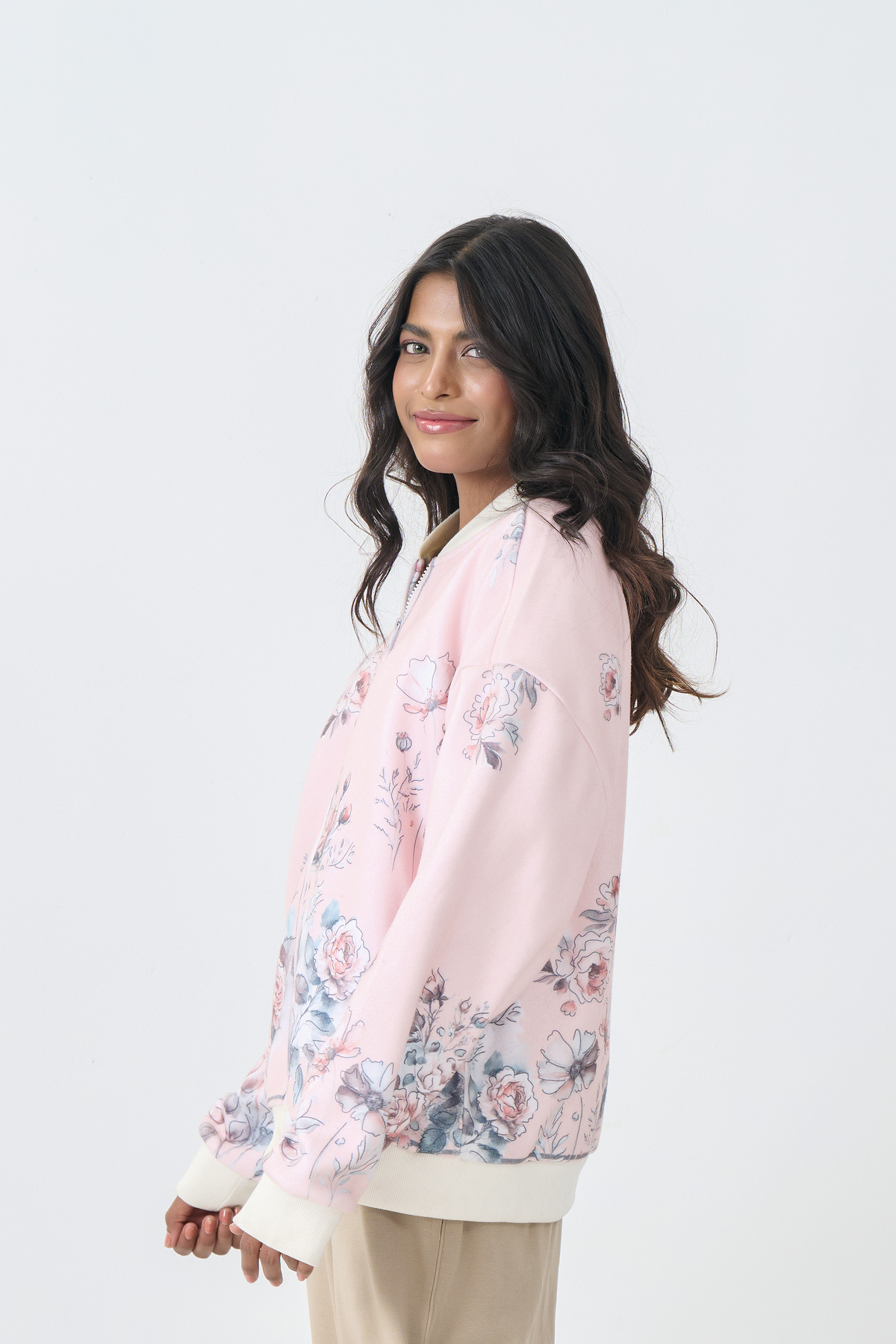 Bomber Jacket (Soft Pink)