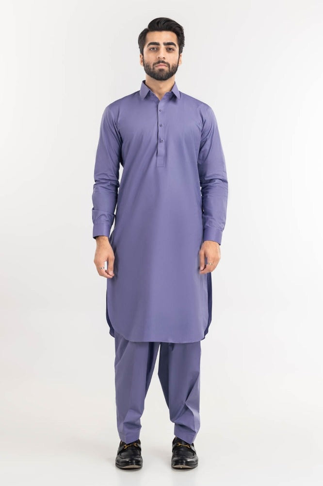 3 Piece Lacquer Printed Lawn Suit with Embroidered Lacquer Printed Denting Dupatta and Printed Trouser