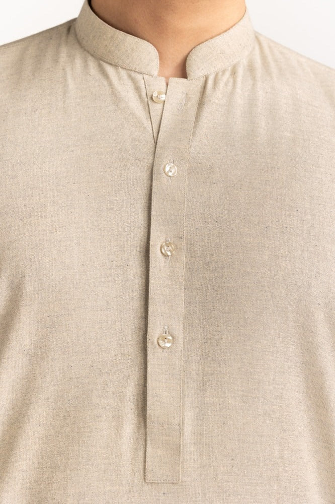 Karandi Cotton Unstitched Fabric Blended-Lf