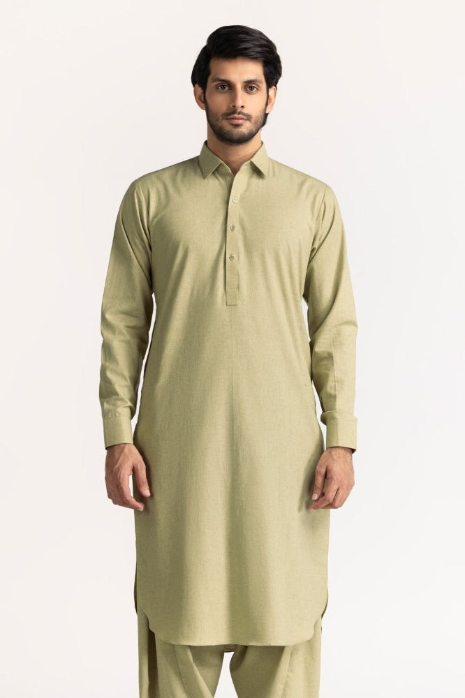 Karandi Cotton Unstitched Fabric Blended-Lf