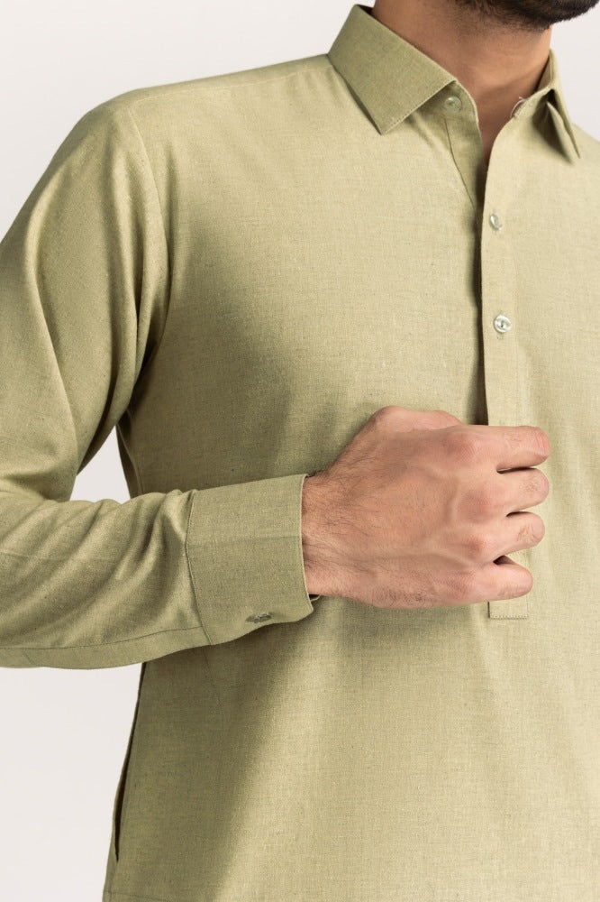 Karandi Cotton Unstitched Fabric Blended-Lf