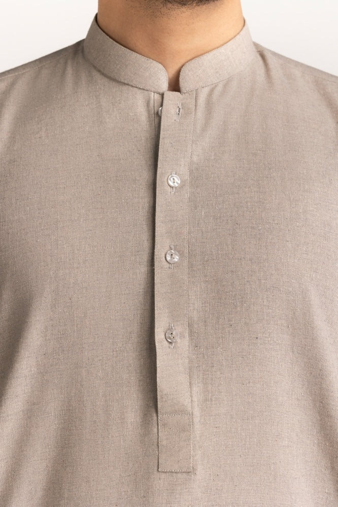 Karandi Cotton Unstitched Fabric Blended-Lf