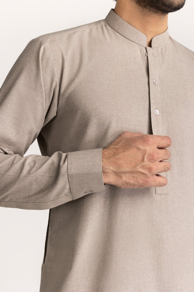 Karandi Cotton Unstitched Fabric Blended-Lf