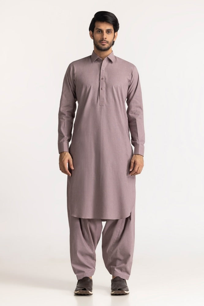 Karandi Cotton Unstitched Fabric Blended-Lf