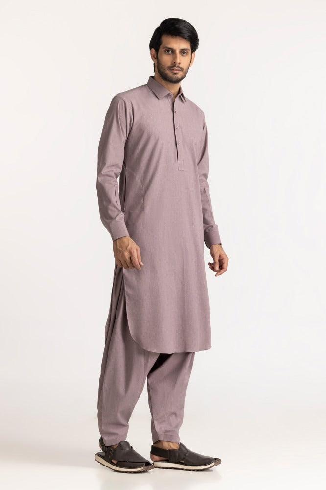 Karandi Cotton Unstitched Fabric Blended-Lf