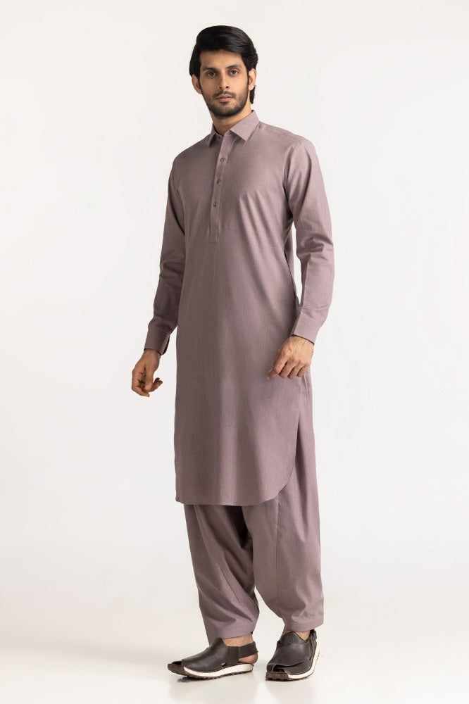 Karandi Cotton Unstitched Fabric Blended-Lf