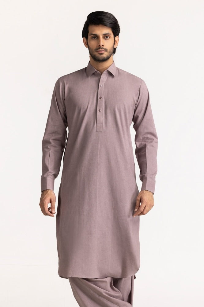 Karandi Cotton Unstitched Fabric Blended-Lf