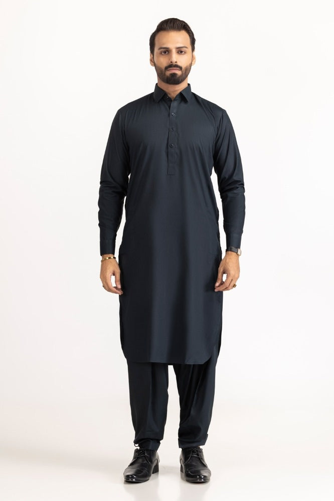 Ribbed Polo Shirt