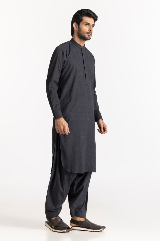 Karandi Cotton Unstitched Fabric Blended-Lf
