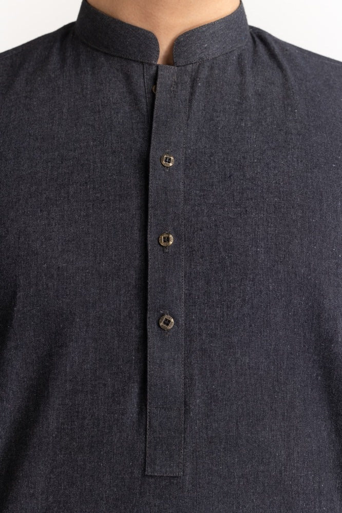Karandi Cotton Unstitched Fabric Blended-Lf