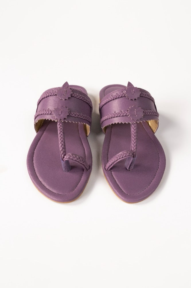 Purple Kolhapuri