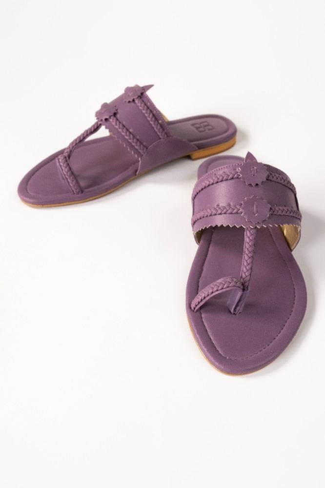 Purple Kolhapuri