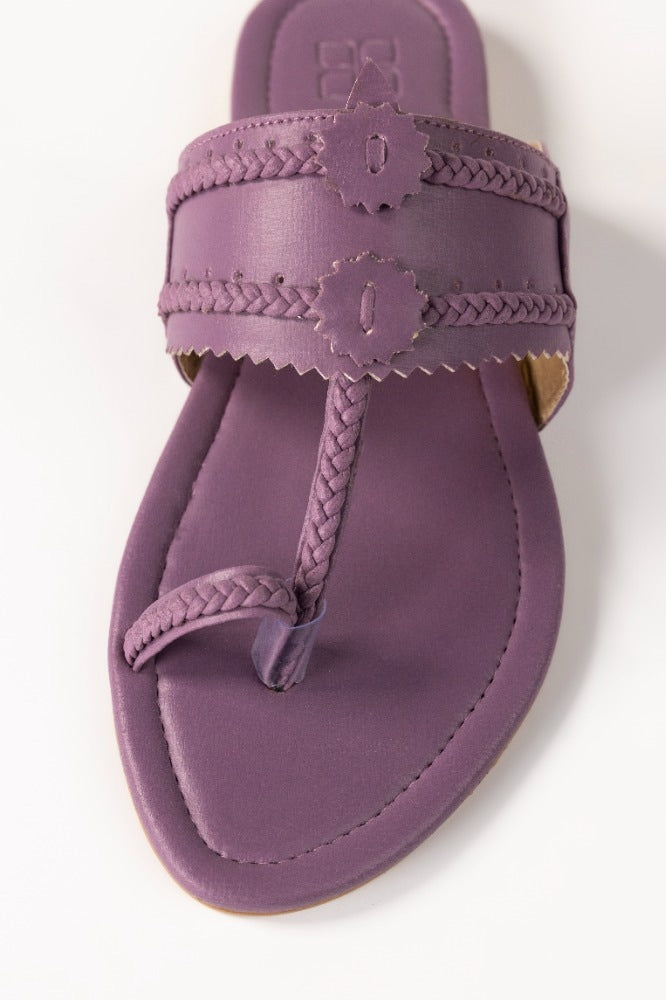 Purple Kolhapuri
