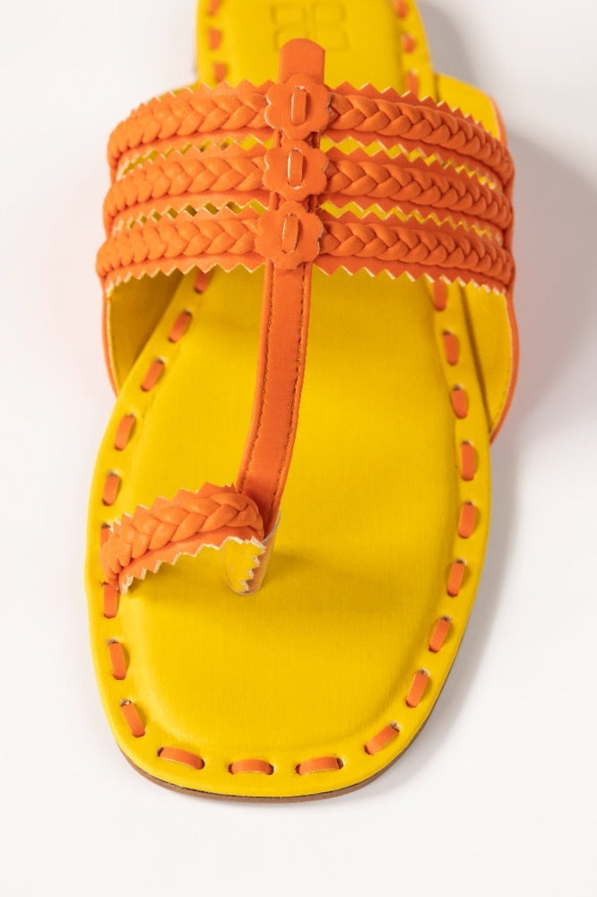 Yellow Kolhapuri
