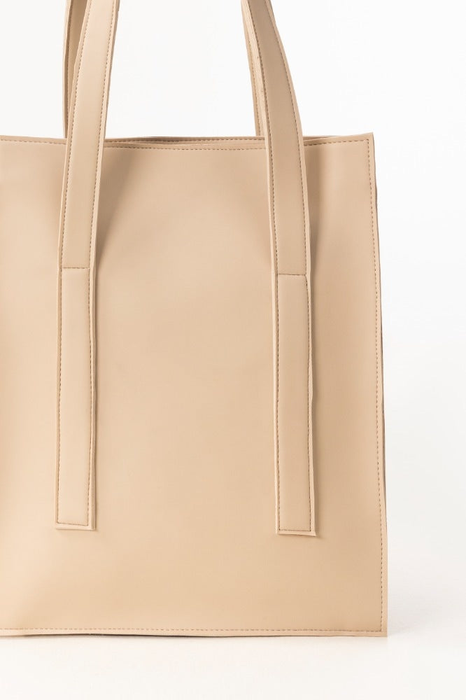 Beige Shoulder Bag