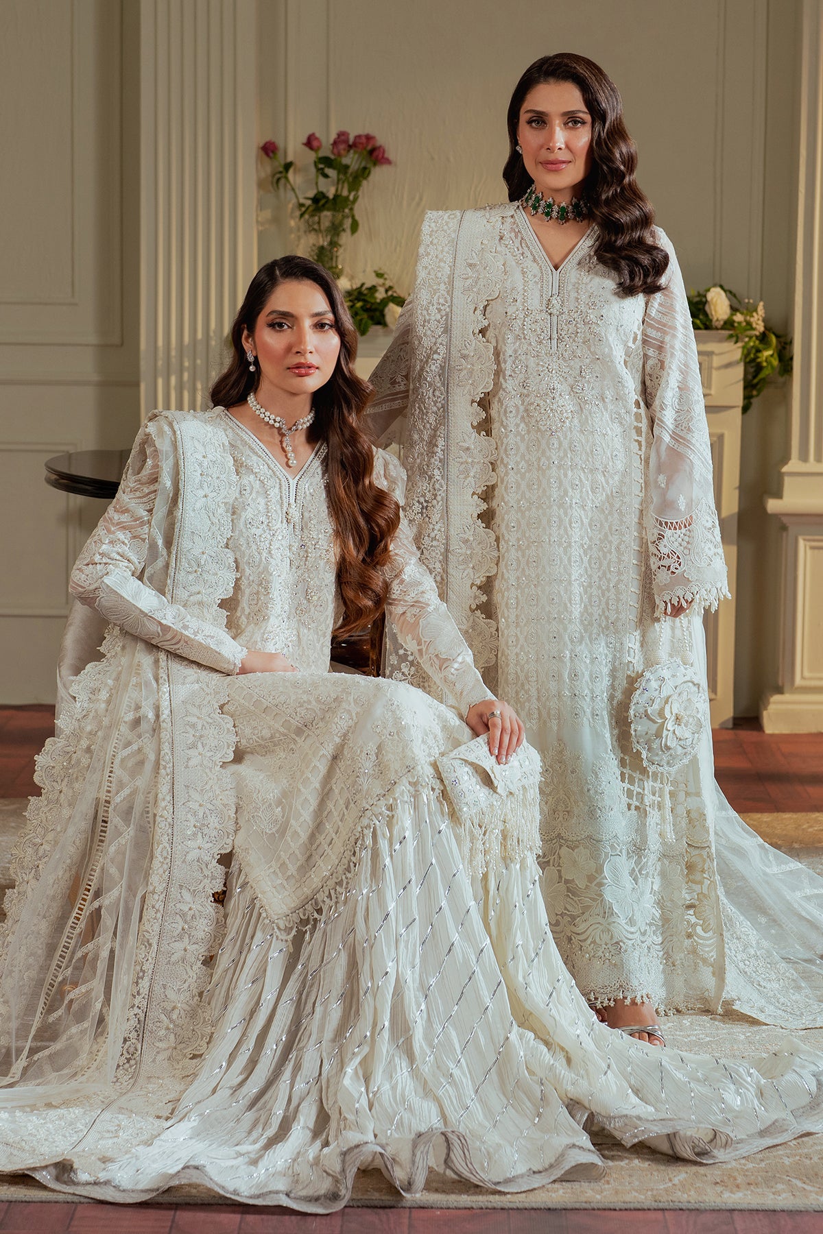 Embroidered Chiffon Ch13-02 Stitched