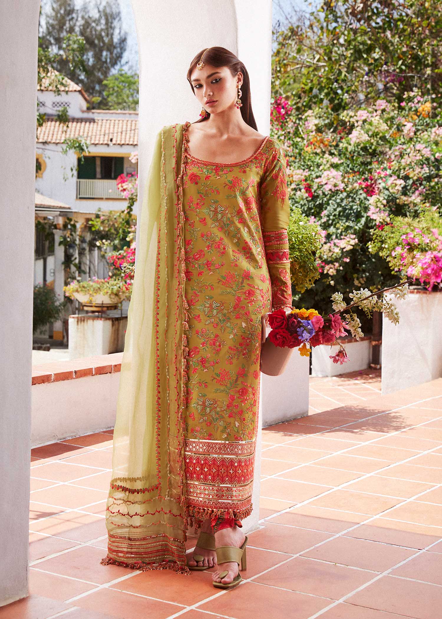 Solid Khaddar Straight Pants