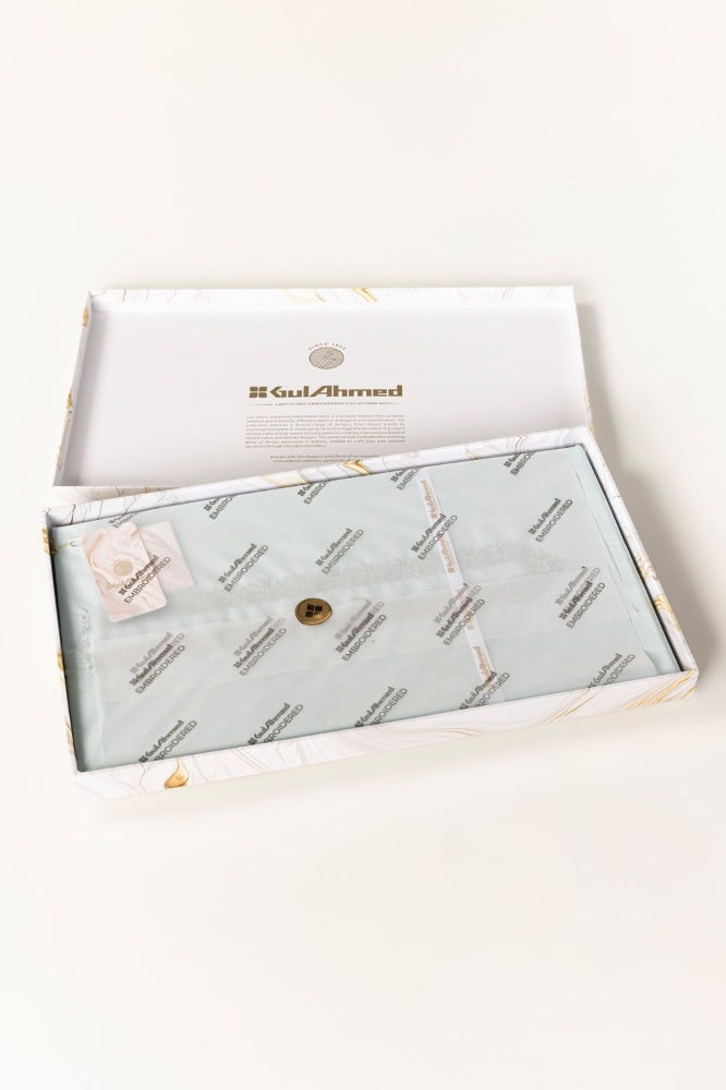 Embroidered Collection Fd C001 Unstitched Fabric Cotton With Gift Box