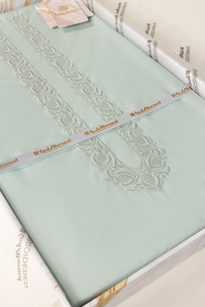 Embroidered Collection Fd C001 Unstitched Fabric Cotton With Gift Box