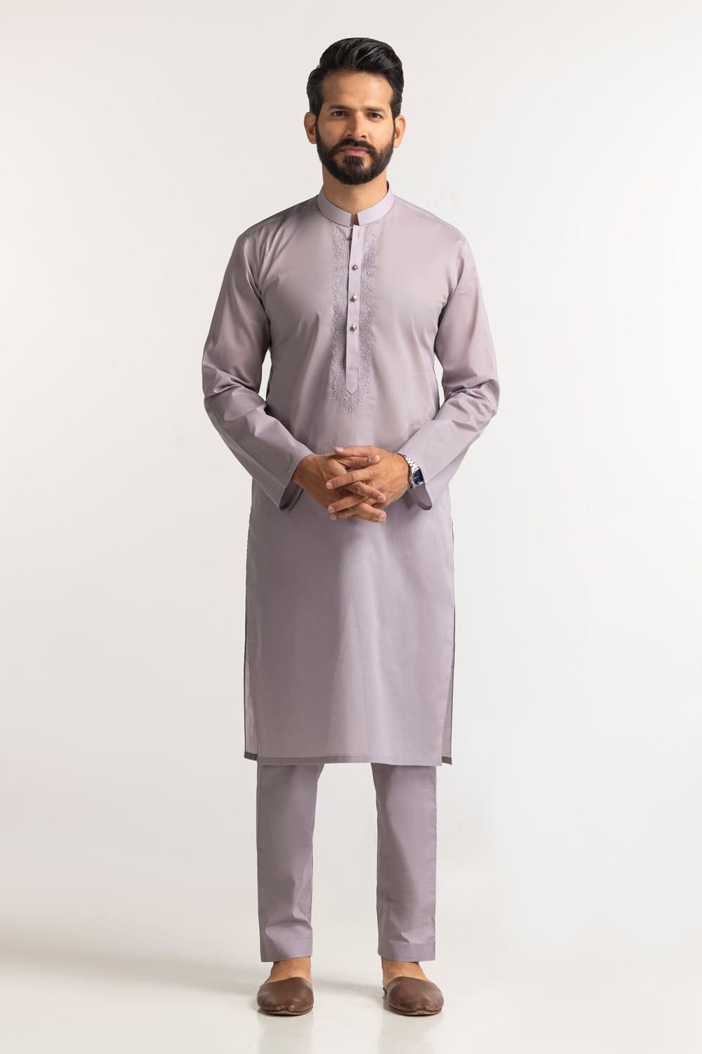Embroidered Collection Fd C003 Unstitched Fabric Cotton With Gift Box