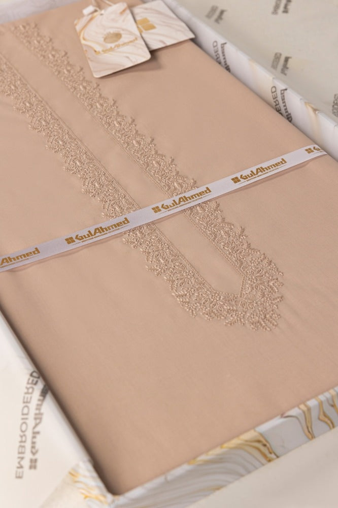 Embroidered Collection Fd C003 Unstitched Fabric Cotton With Gift Box