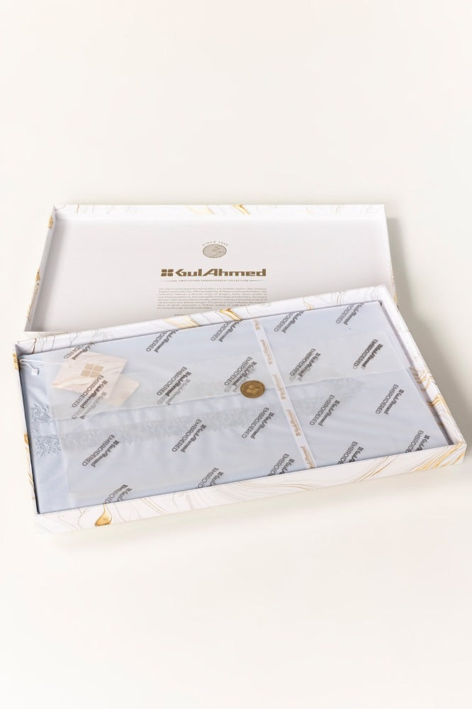 Embroidered Collection Fd C003 Unstitched Fabric Cotton With Gift Box